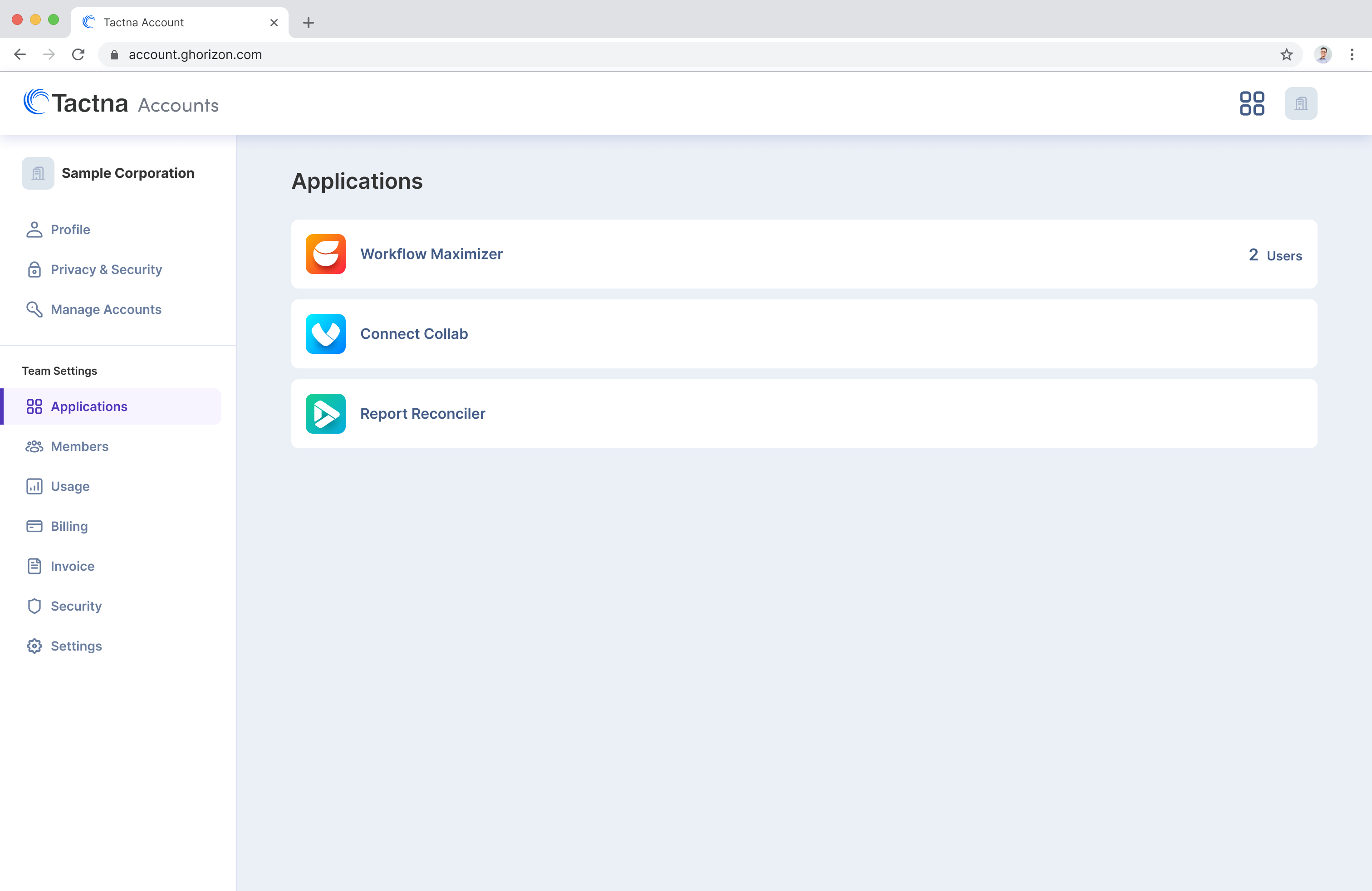 Team Self-Management Interface